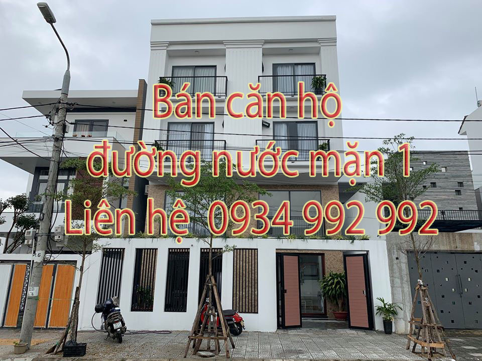 Bán căn hộ đường nước mặn 1 mới xây có 13 phòng lớn 