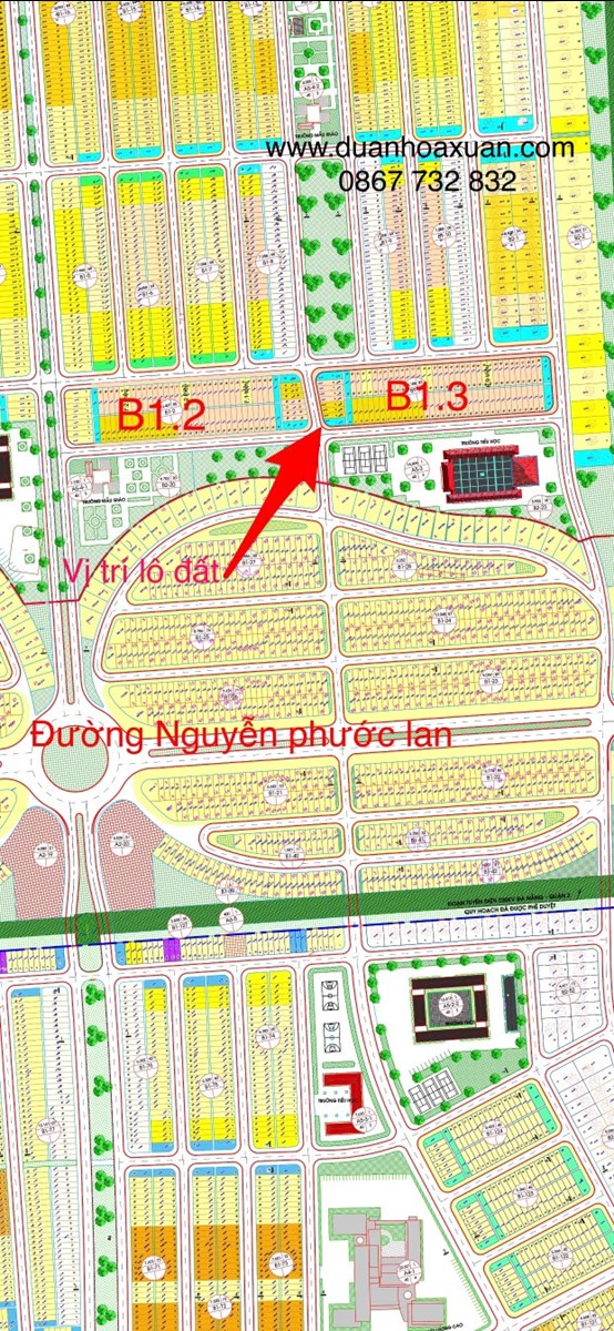 CHÍNH CHỦ GỞI BÁN LÔ ĐÔI 2MT ĐẢO VIP B1.3  SIÊU HIẾM TẠI VP BĐS HÒA XUÂN 0867 732 832