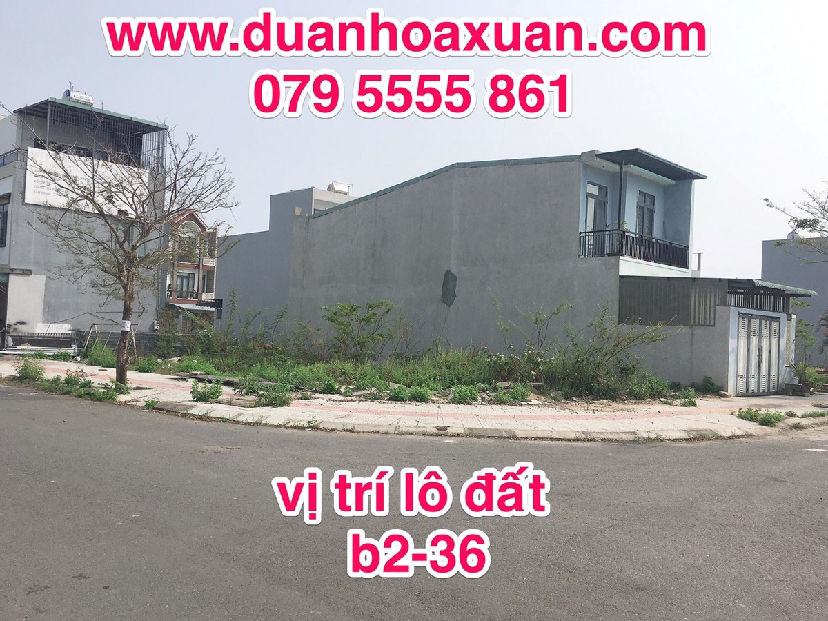 Bán lô Nam Hòa Xuân điện âm 2 mt, vị trí đẹp, giá tốt