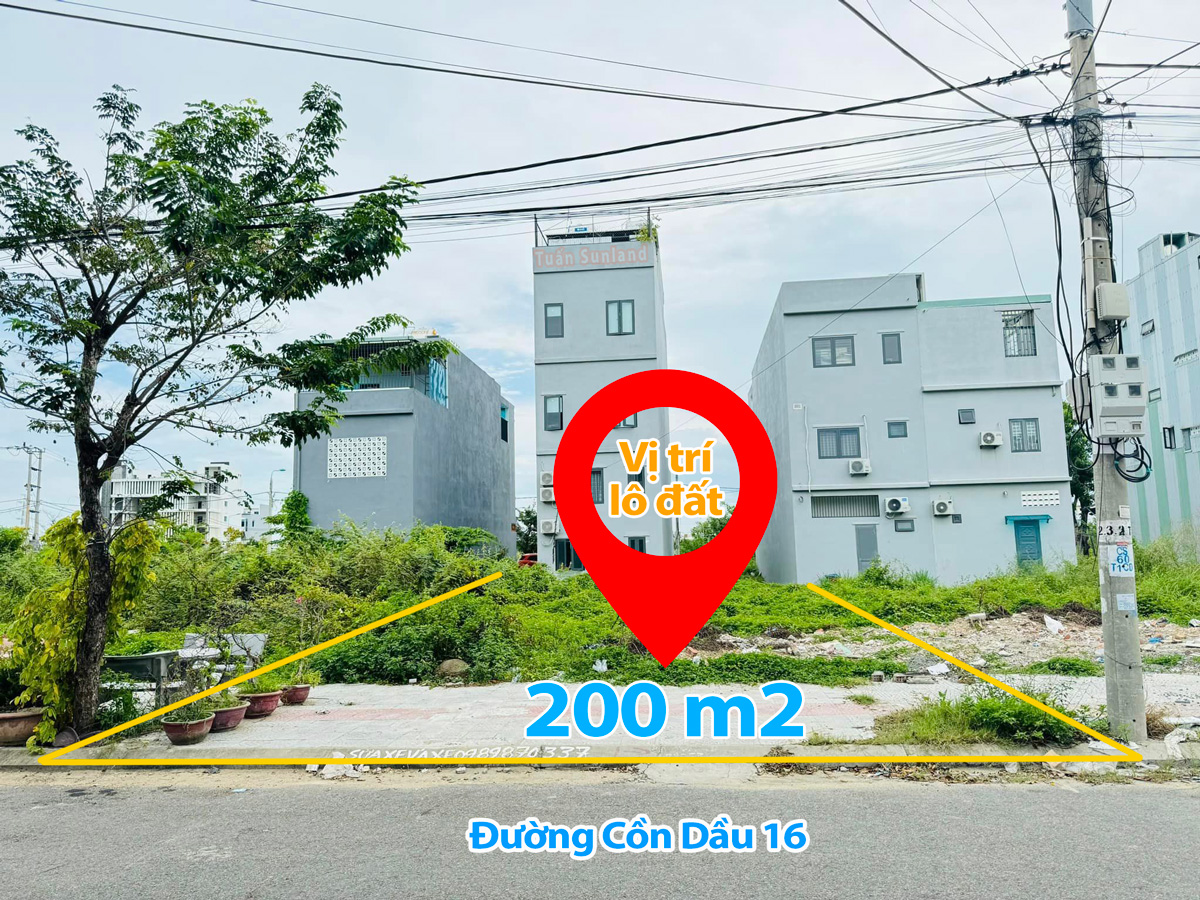 BÁN CẶP ĐẤT ĐƯỜNG CỒN DẦU 16 SÁT LÊ SỸ