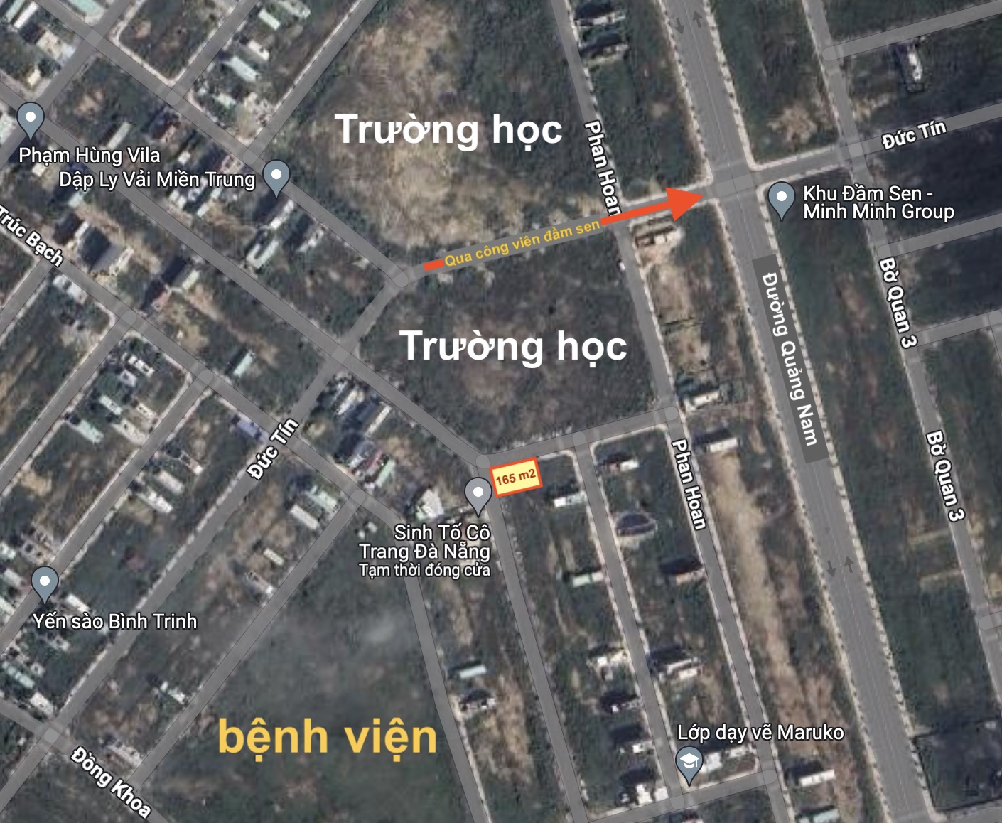 Bán lô góc đường 10 rẻ nhất Nam Hoà Xuân hiện tại 2023