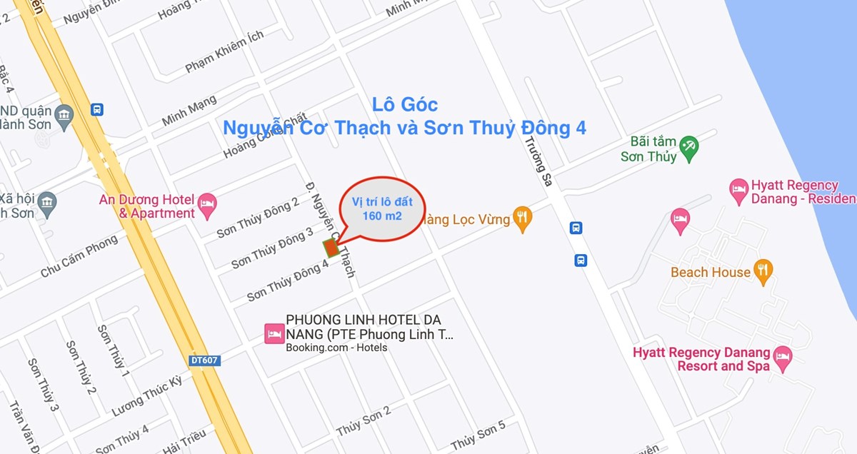 Bán đất 2 mặt tiền Nguyễn Cơ Thạch và Sơn Thuỷ Đông 4 