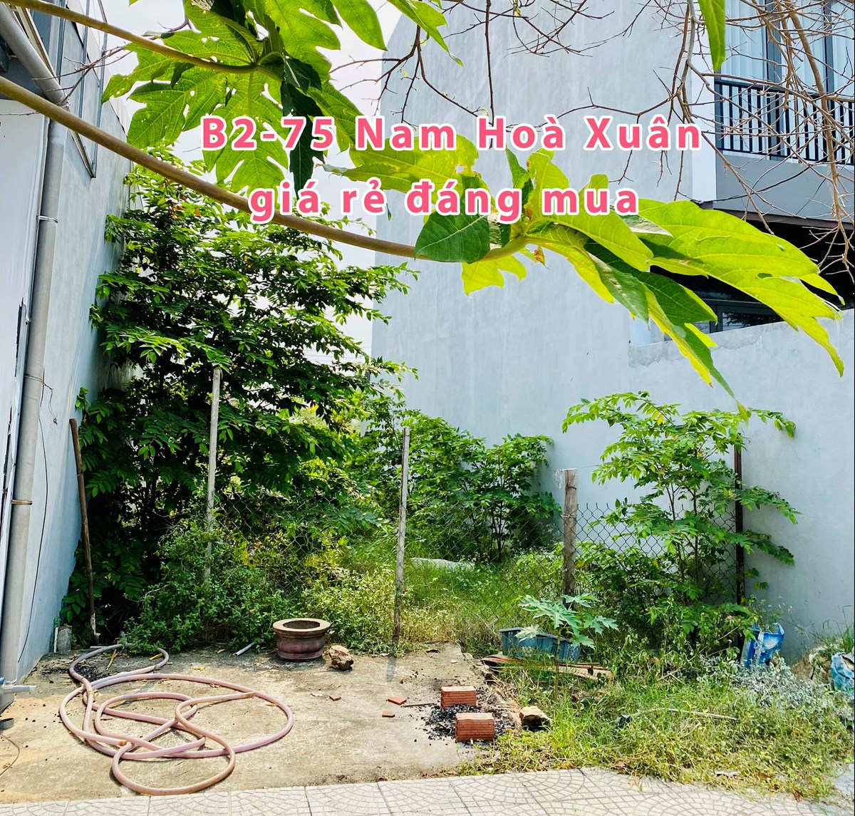 Bán lô B2-75 nam hoà xuân giá chưa đến 3 tỷ bên cạnh đã có nhà 