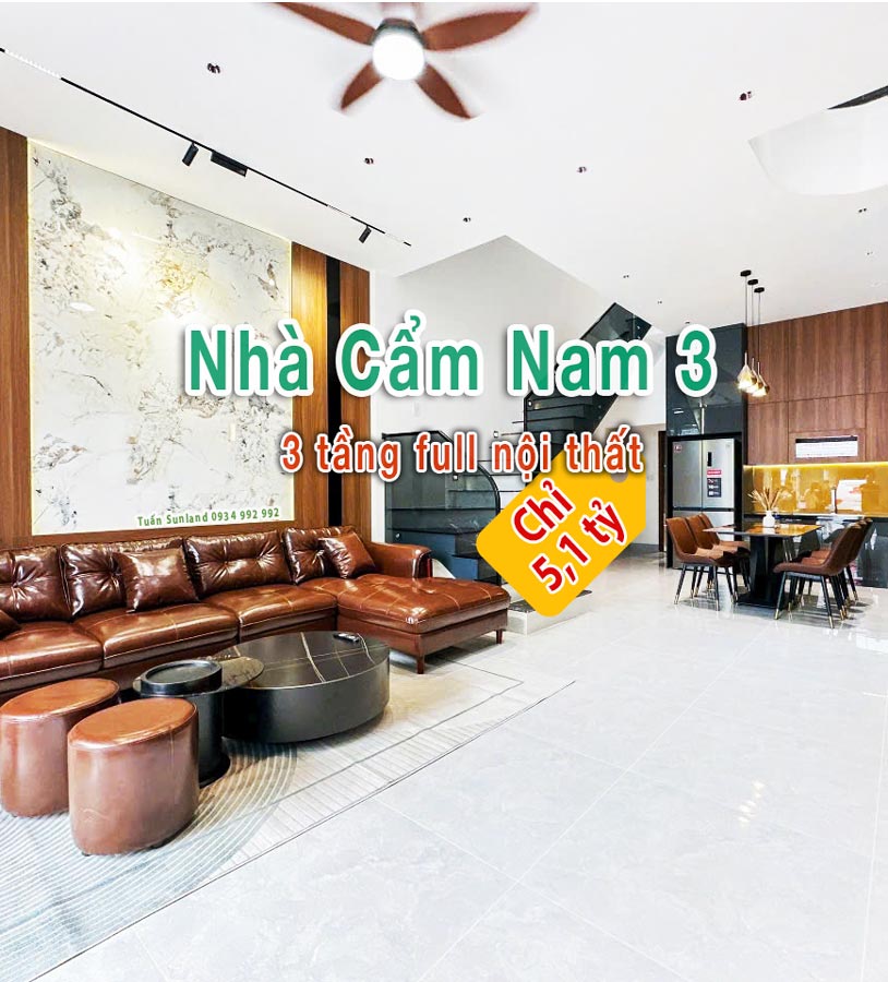 Bán nhà đẹp đường Cẩm Nam 3