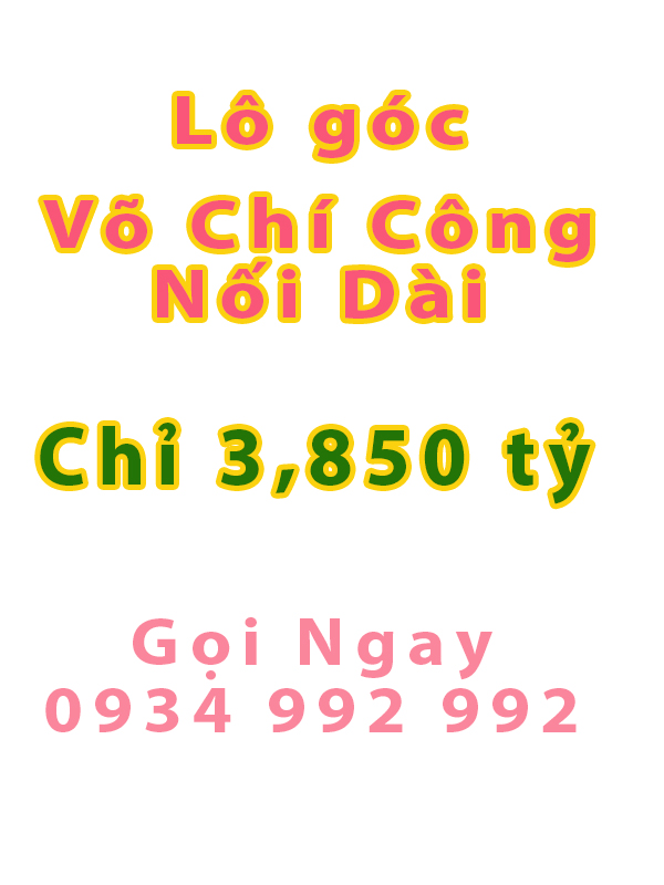 Lô góc rẻ nhất Võ Chí Công nối dài