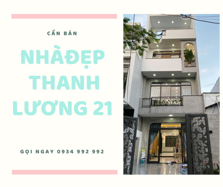 Bán nhà đẹp đường thanh lương 21 hoà xuân