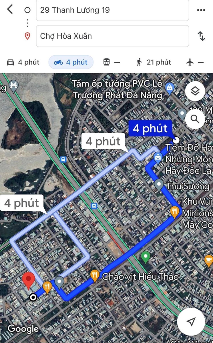 Bán đất đường thanh lương 19 đối diện công viên