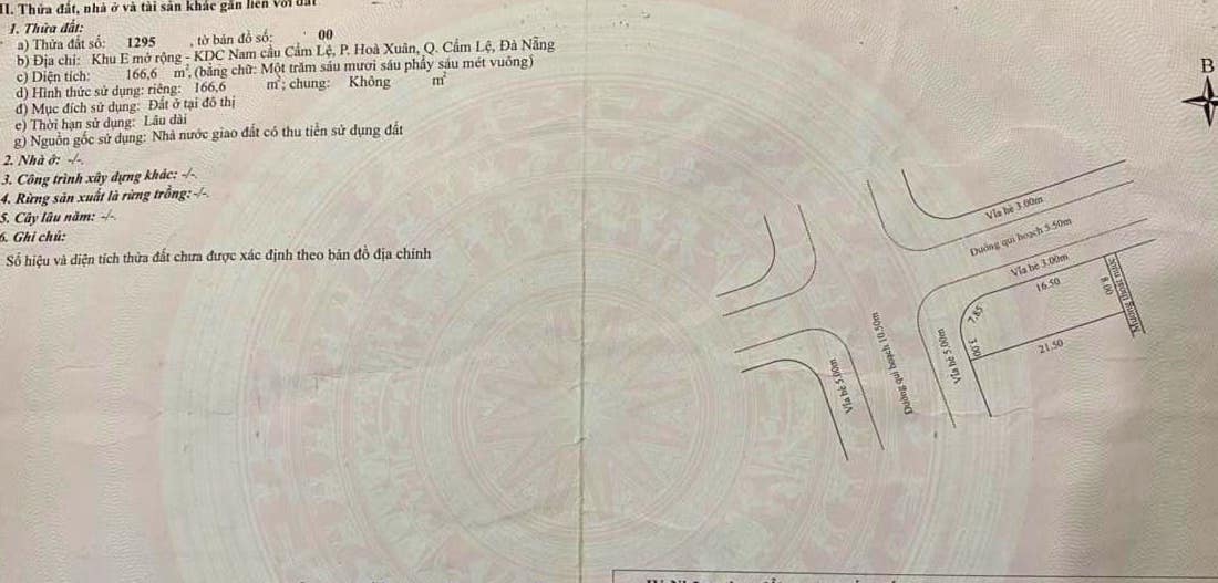 Bán lô đất 2 mặt tiền Đô đốc Lộc và Võ Sạ hoà xuân 