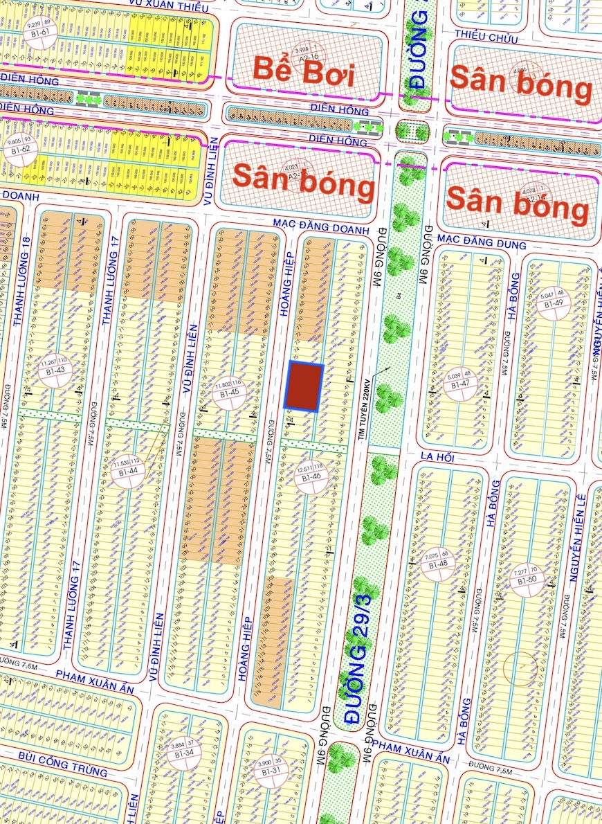 Bán cặp đất đường Hoàng Hiệp vị trí thuận tiện kinh doanh