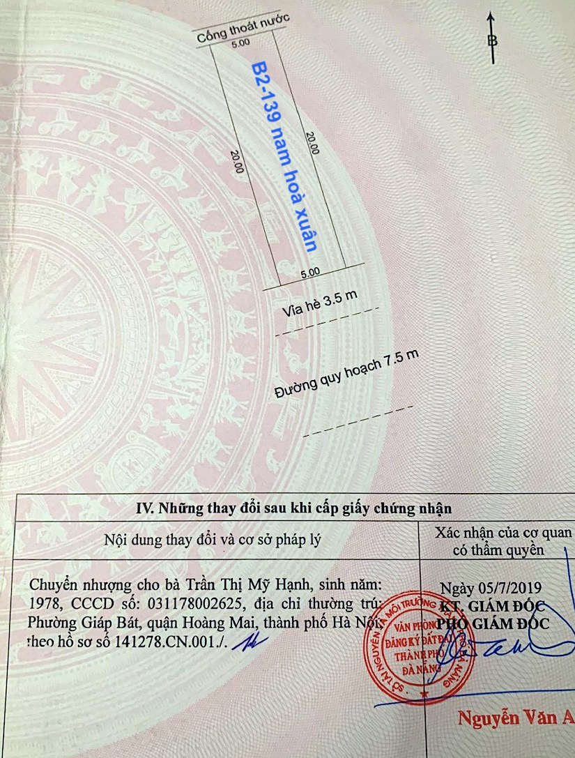 Bán cặp đầm sen nam hoà xuân B2-139 hướng đông nam