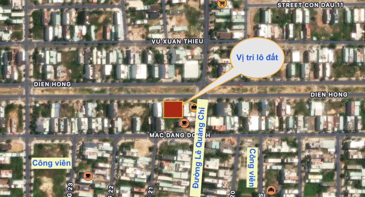 Bán đất đường Diên Hồng gần Lê Quảng Chí