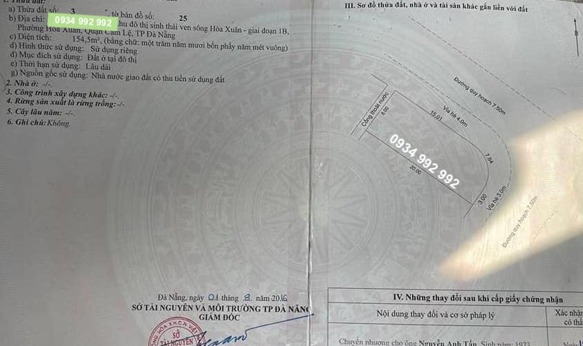 bán lô góc đảo vip đường Tranh Lương 8 và Trung lương 12