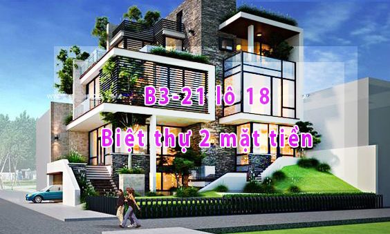 Biệt thự Nam Hoà Xuân B3-21 lô 18