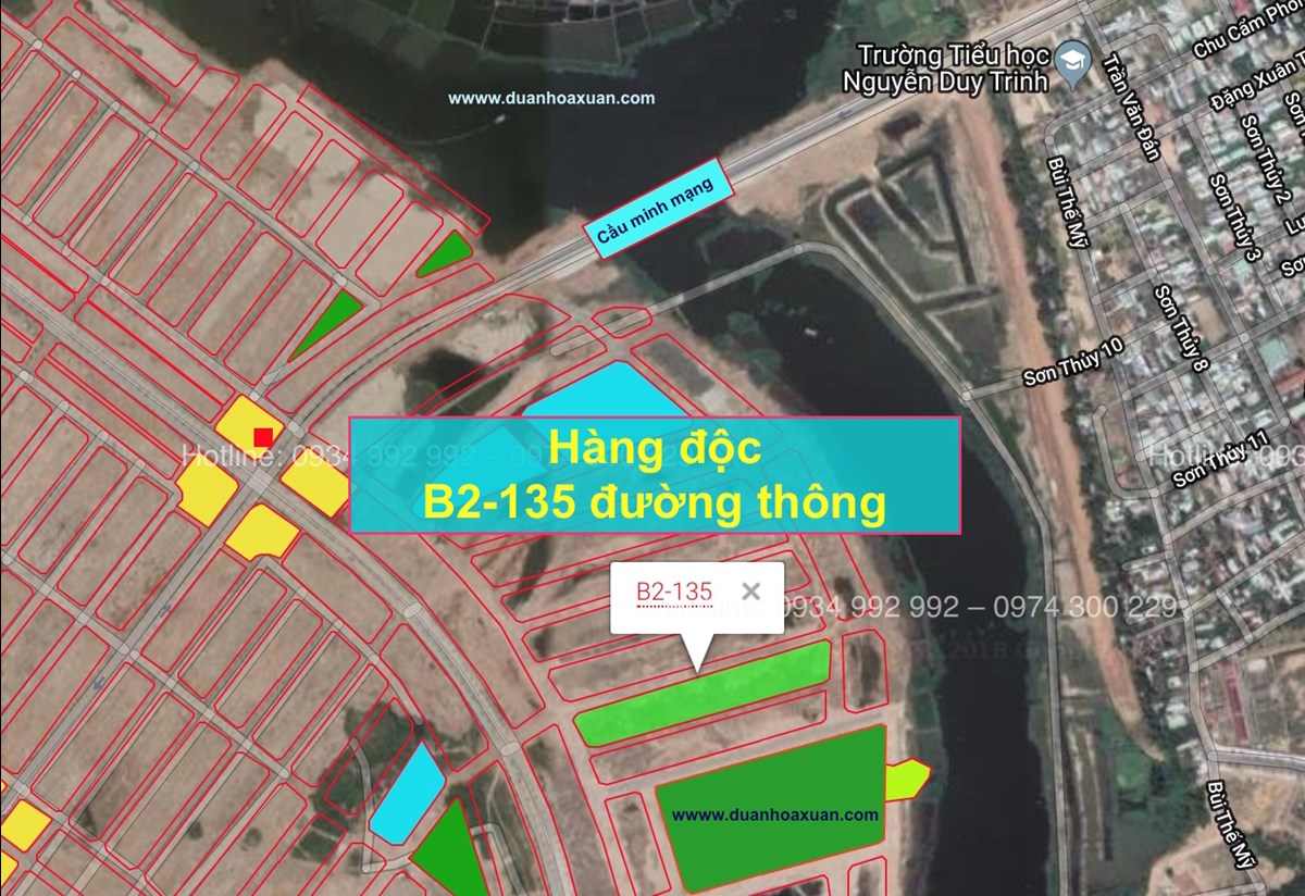 Bán lô đường thông nam hoà xuân sát trục chính Nguyễn Phước Lan