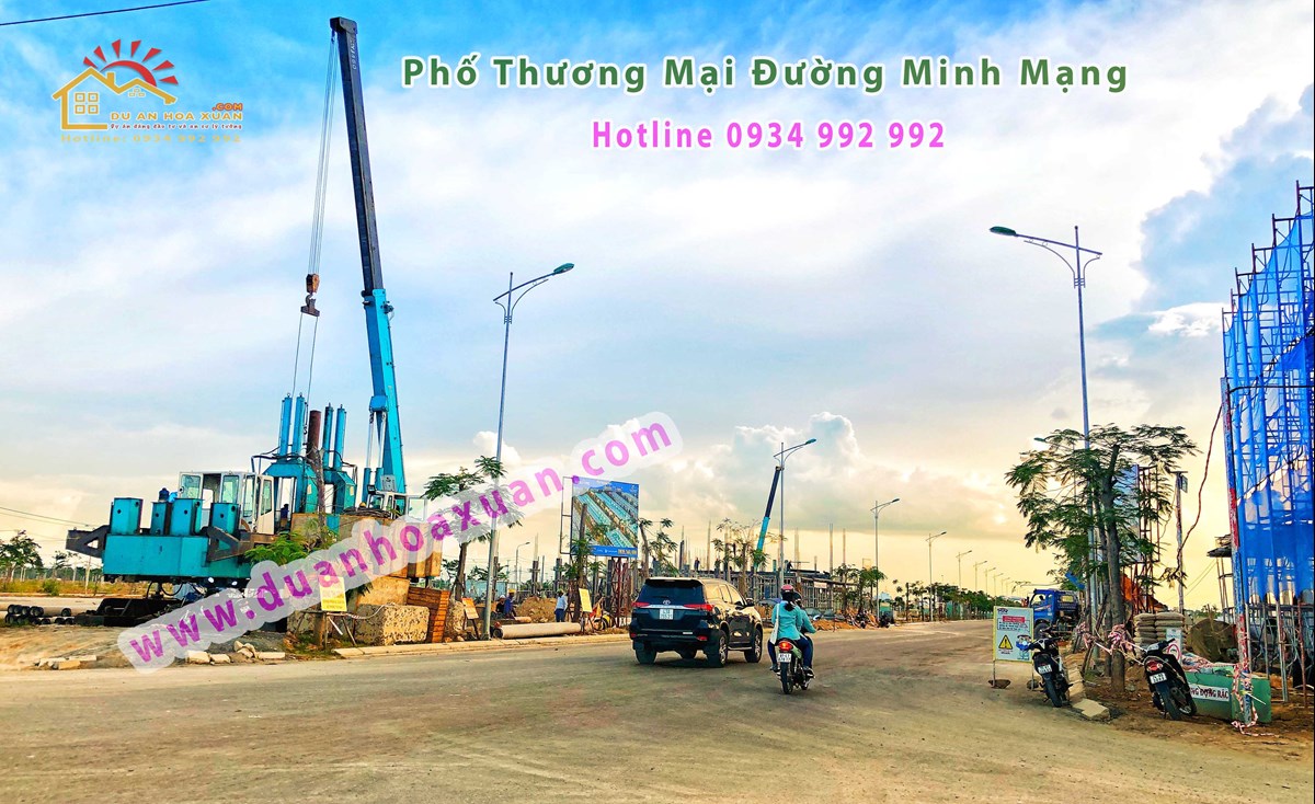 Chính Thức Mở Bán Shophouse đường Minh Mạng thuộc dự án Nam Hoà Xuân 