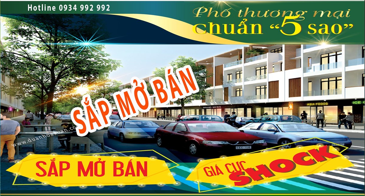 Chính Thức Mở Bán Shophouse đường Minh Mạng thuộc dự án Nam Hoà Xuân 