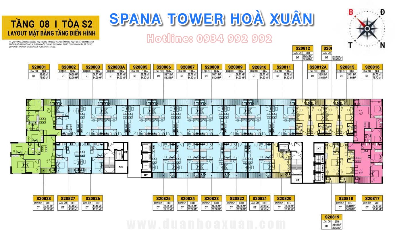 TẦNG TIỆN ÍCH SPANA HOÀ XUÂN LỘ DIỆN 