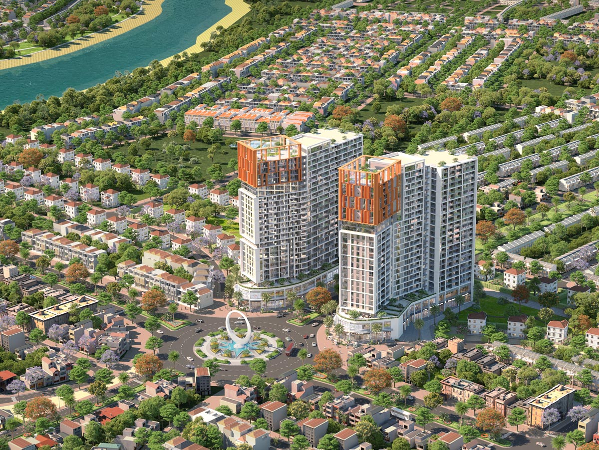 Lộ diện phối cảnh mới Layout diện tích Cora 