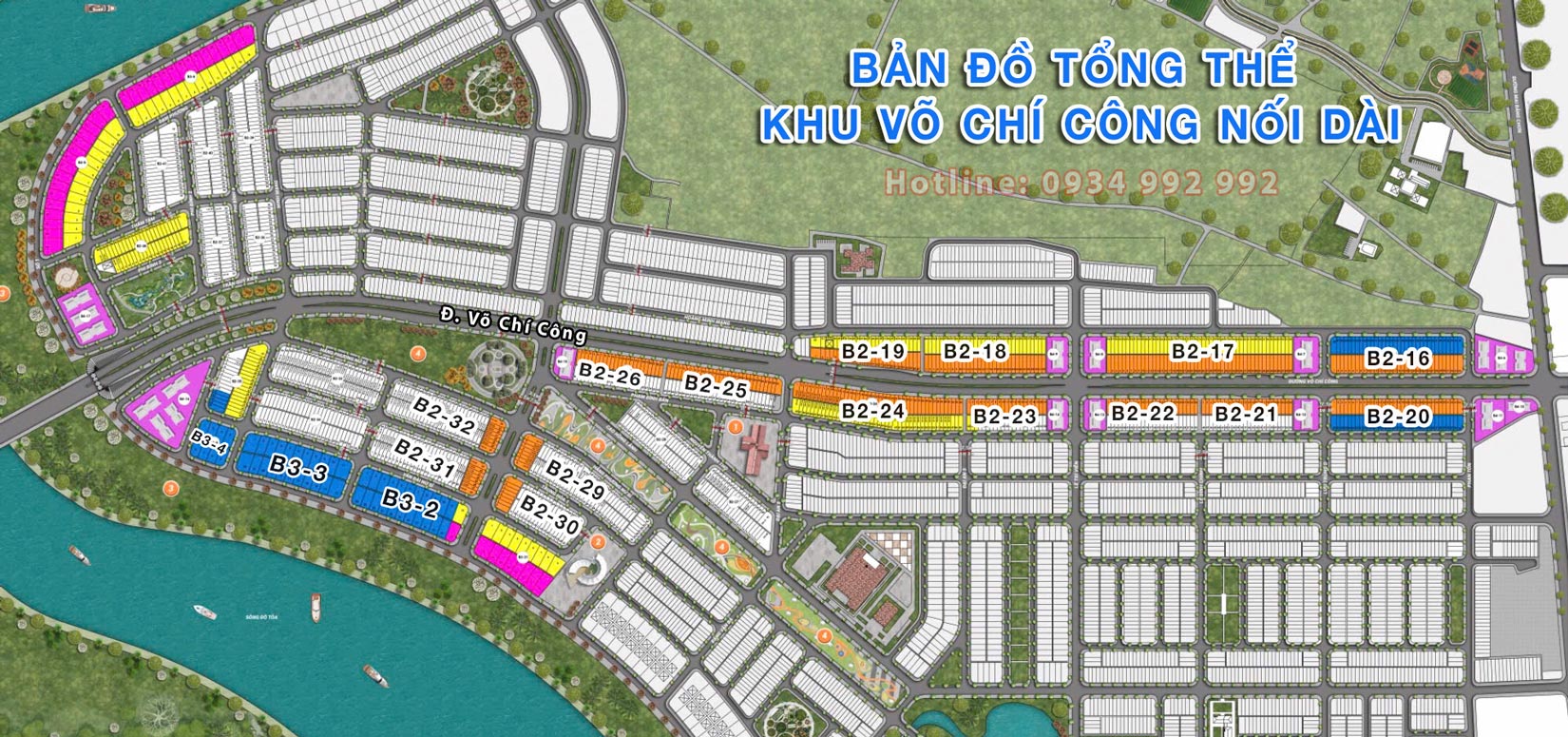 MỞ BÁN 709 LÔ ĐẤT KHU VÕ CHÍ CÔNG