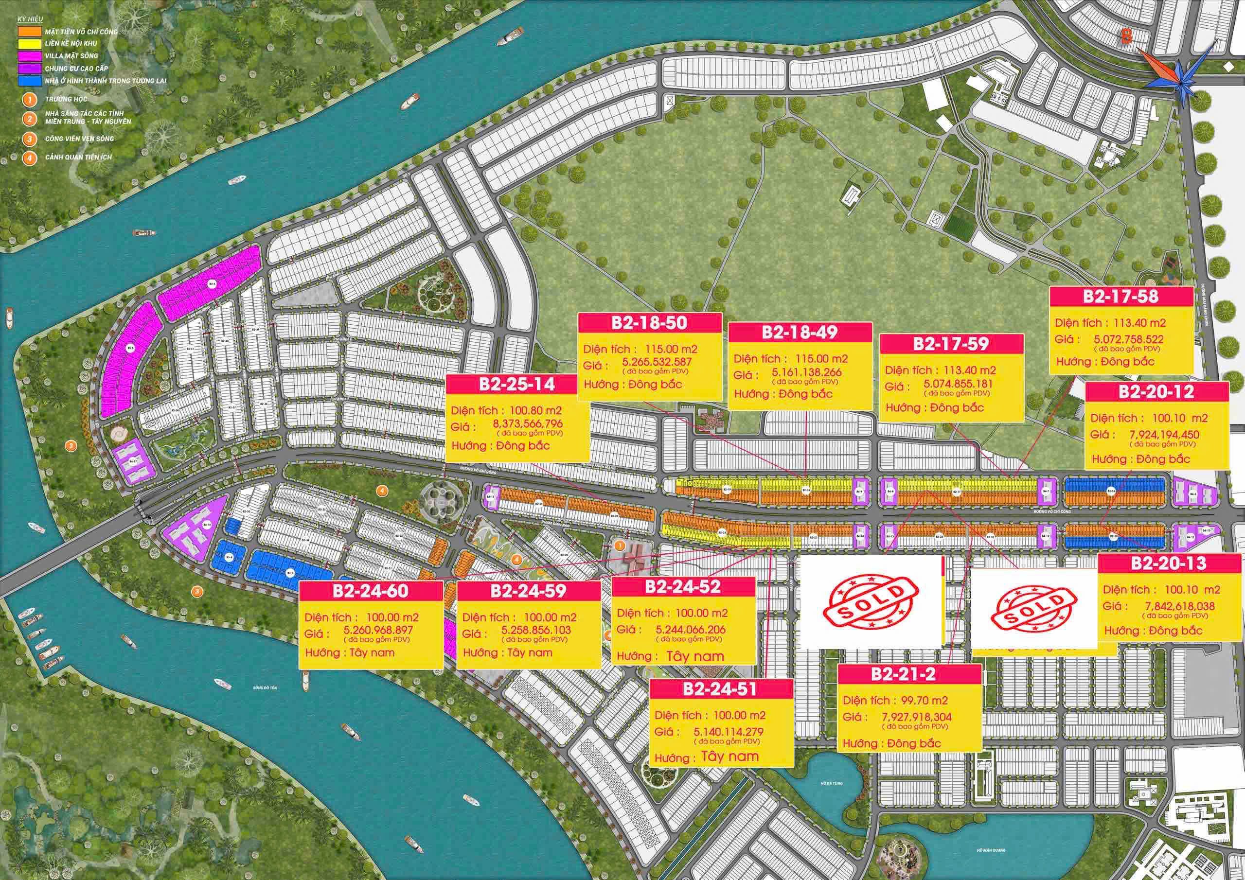 MỞ BÁN 709 LÔ ĐẤT KHU VÕ CHÍ CÔNG