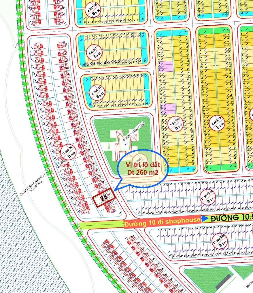 Biệt thự Nam hoà xuân B3-22 lô 29 