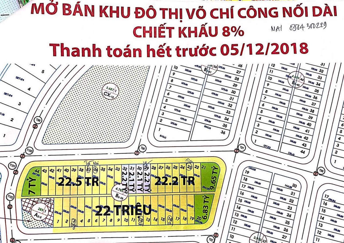 Võ Chí Công Nối Dài B2-38 B2-30