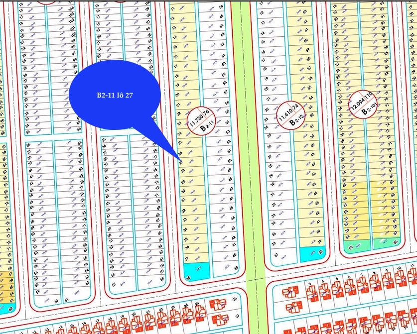 Lô 27 B2-11 sát trục đường 15m, giá rẻ đầu tư