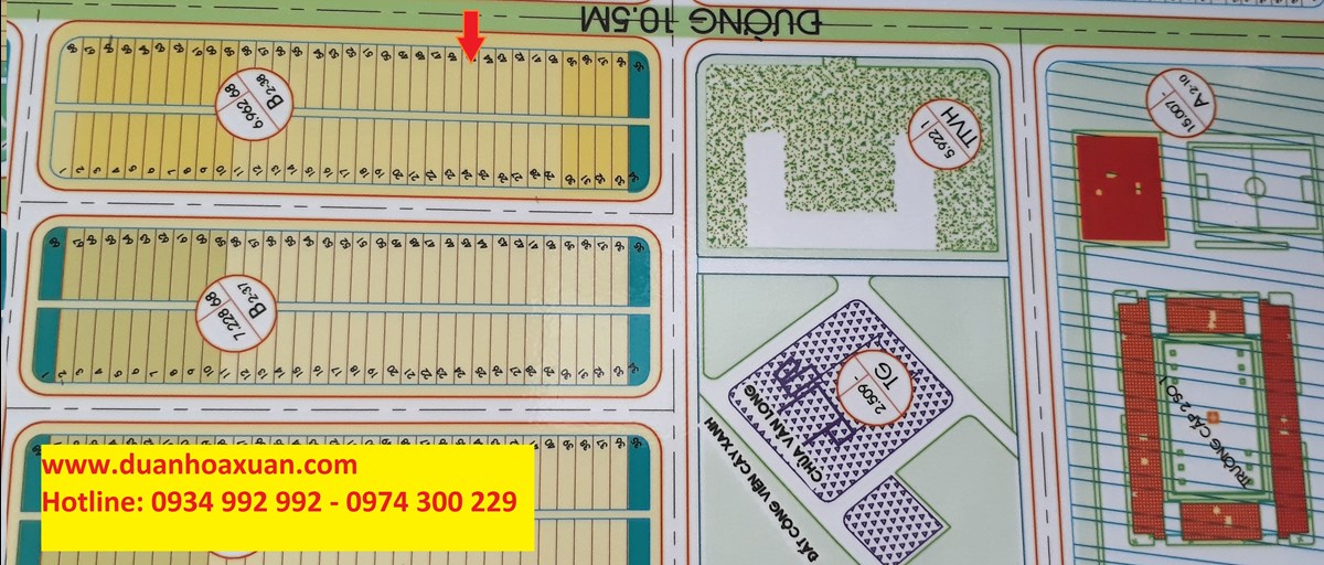Bán lô đất hàng hiếm B2-38 lô 45 điện âm, giá đầu tư