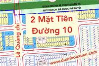 Bán lô 2 mặt tiền đường Lê Quảng Chí gần đường Nguyễn Phước Lan