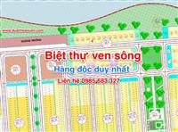 Biệt thự ven sông đảo Vip B2.7 hoà xuân