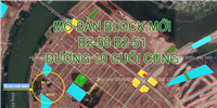 Mở bán 2 block đường 10 cuối cùng Nam Hoà Xuân B2-50 và b2-51