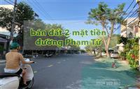bán lô 2 mặt tiền đường Phạm Tú gần trường Việt Nhật mới xây