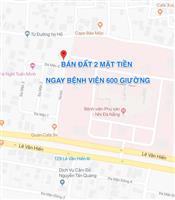 Bán đất 2 mặt tiền đường Đa Mặn 4 và Yersin Bên cạnh bệnh viện 600 giường Đà Nẵng