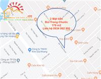 Bán đất 2 mặt tiền đường 10,5m b1-34 Bùi Trang Chước Hoà Xuân