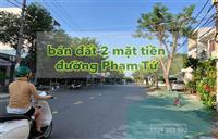bán lô 2 mặt tiền đường Phạm Tú gần trường Việt Nhật mới xây