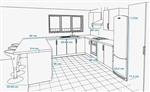 Cách bố trí tủ bếp thuận tiện khi nấu nướng